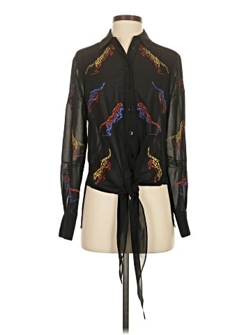 Karen Millen Long Sleeve Blouse (view 1)