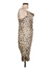 Assorted Brands 100% Polyester Animal Print Tan Cocktail Dress Size L - photo 4