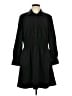 Free Assembly 100% Polyester Black Casual Dress Size L - photo 1