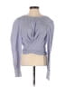 Zara Basic Collection 100% Cotton Blue Long Sleeve Blouse Size XS - photo 1