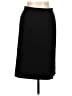 AKRIS 100% Rayon Solid Black Formal Skirt Size 10 - photo 1