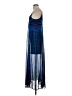 Express 100% Polyester Blue Casual Dress Size XS - photo 5