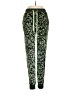 Cozy Casuals Animal Print Green Casual Pants Size XS - photo 1