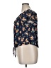 Jolt 100% Rayon Blue Short Sleeve Blouse Size XL - photo 5