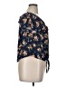 Jolt 100% Rayon Blue Short Sleeve Blouse Size XL - photo 4