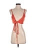 Shein 100% Acrylic Orange Sleeveless Top Size 4 - photo 1