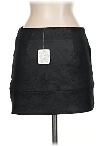 Free People Faux Leather Skirt (view 2)