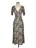Lush Animal Print Tan Cocktail Dress Size XS - photo 1