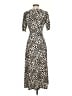Lush Animal Print Tan Cocktail Dress Size XS - photo 2