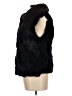 Surell 100% Polyester Black Faux Fur Vest Size Med - Lg - photo 5