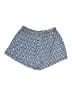 Rock Flower Paper 100% Polyester Print Blue Shorts Size S - photo 2