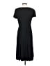 Talbots 100% Polyester Solid Black Casual Dress Size 4 - photo 2