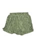 Unbranded 100% Polyester Metallic Green Shorts Size M - photo 1