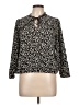 J.Crew 100% Polyester Black Long Sleeve Blouse Size L - photo 1