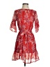 Selfie Leslie 100% Polyester Paisley Red Cocktail Dress Size XS - photo 1