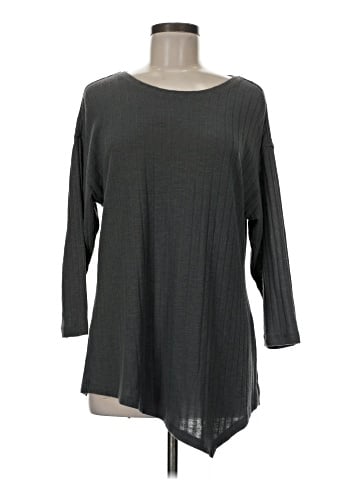 MULTIPLES 3/4 Sleeve Top (view 1)