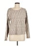 Tahari Chevron-herringbone Tan Pullover Sweater Size M - photo 1