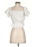Luvalot Ivory Short Sleeve Blouse Size 2 - photo 2