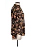 Assorted Brands 100% Polyester Floral Brown Long Sleeve Blouse Size L - photo 4