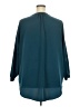 Madison 100% Polyester Teal Long Sleeve Blouse Size 3X - photo 2