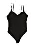 Unbranded Solid Black One Piece Swimsuit Size M (estimated) - photo 2