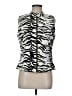 Jordan 100% Polyester Animal Print Ivory Vest Size M - photo 1