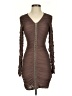 White Fox 100% Polyester Brown Cocktail Dress Size S - photo 1