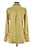 Mystree Metallic Gold Long Sleeve Blouse Size S - photo 2