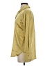 Mystree Metallic Gold Long Sleeve Blouse Size S - photo 5