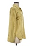 Mystree Metallic Gold Long Sleeve Blouse Size S - photo 4