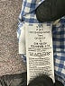 Gap Kids 100% Cotton Checkered-gingham Blue Long Sleeve Button-Down Shirt Size 6 - 7 - photo 4
