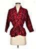 Madewell Plaid Red 3/4 Sleeve Button-Down Shirt Size S - photo 1