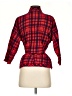 Madewell Plaid Red 3/4 Sleeve Button-Down Shirt Size S - photo 2