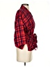 Madewell Plaid Red 3/4 Sleeve Button-Down Shirt Size S - photo 4