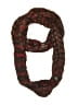 Dillard's Tweed Brown Burgundy Scarf One size - photo 1
