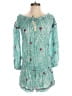 Poupette St. Barth Tweed Teal Romper Size S - photo 1