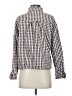 Unbranded 100% Cotton Checkered-gingham Brown Long Sleeve Button-Down Shirt Size S - photo 2