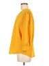 Adrianna Papell Yellow 3/4 Sleeve Top Size M - photo 5