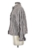 Unbranded 100% Cotton Checkered-gingham Brown Long Sleeve Button-Down Shirt Size S - photo 5
