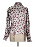 Maggie Lawrence Print Silver Long Sleeve Blouse Size L - photo 2