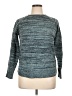 Jason Maxwell Tweed Teal Pullover Sweater Size XL - photo 1