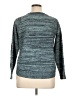 Jason Maxwell Tweed Teal Pullover Sweater Size XL - photo 2