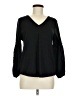 Chico's Black Long Sleeve Blouse Size M - photo 1