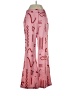 Shein 100% Polyester Hearts Pink Casual Pants Size 4 - photo 1