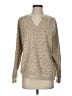 The Vinyl Icons Floral Tan Pullover Sweater Size S - photo 1