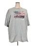 Assorted Brands Silver Gray Short Sleeve T-Shirt Size 3X - photo 1
