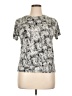Nine West Silver Short Sleeve Blouse Size XL - photo 1