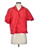 Assorted Brands 100% Cotton Red Short Sleeve Blouse Size S - photo 1