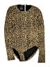 Cover Animal Print Gold Rash Guard Size L - photo 1