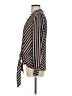 Chelsea28 100% Polyester Stripes Black Long Sleeve Blouse Size XS - photo 5